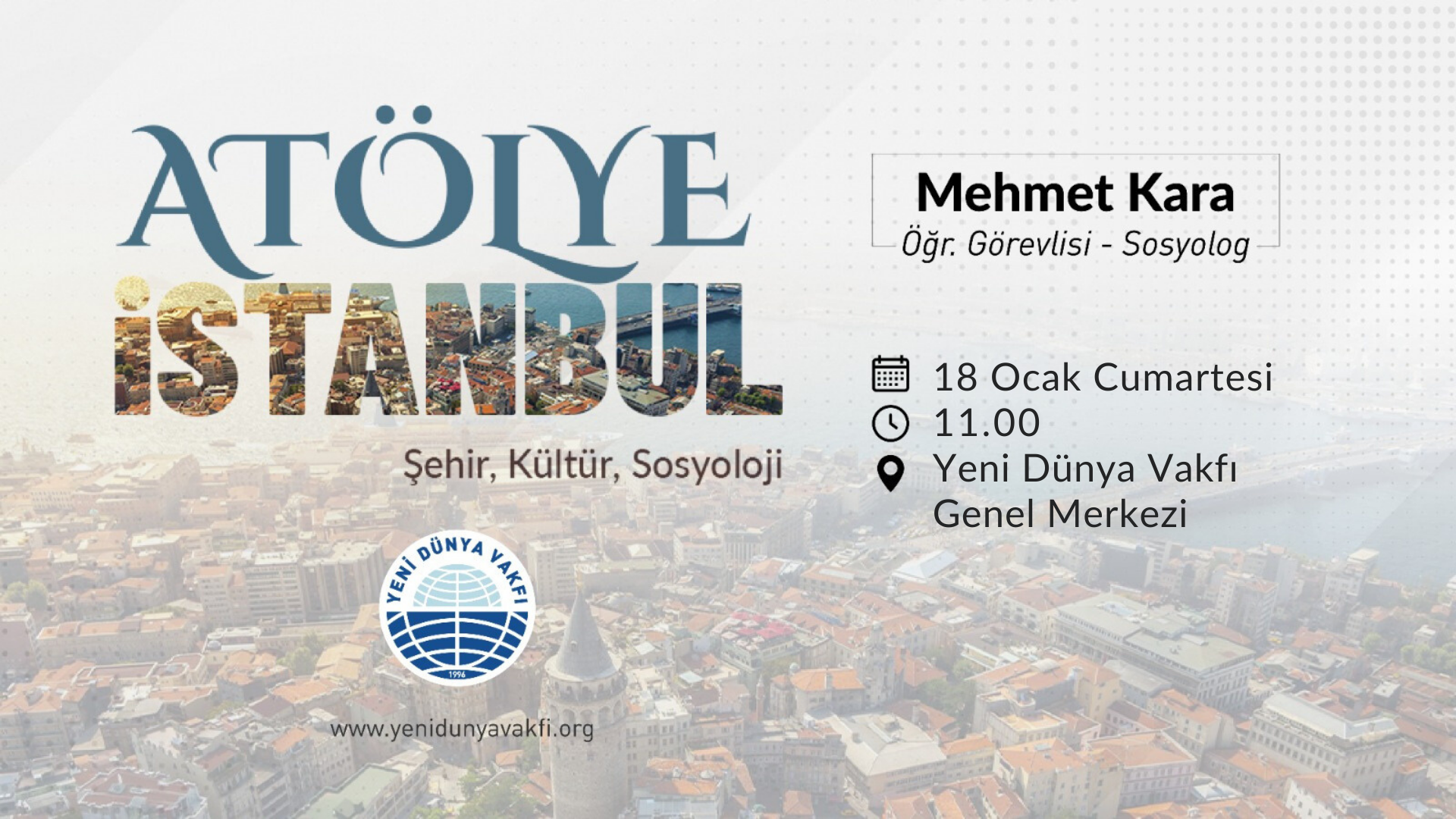 Atölye İstanbul: Şehir, Kültür, Sosyoloji