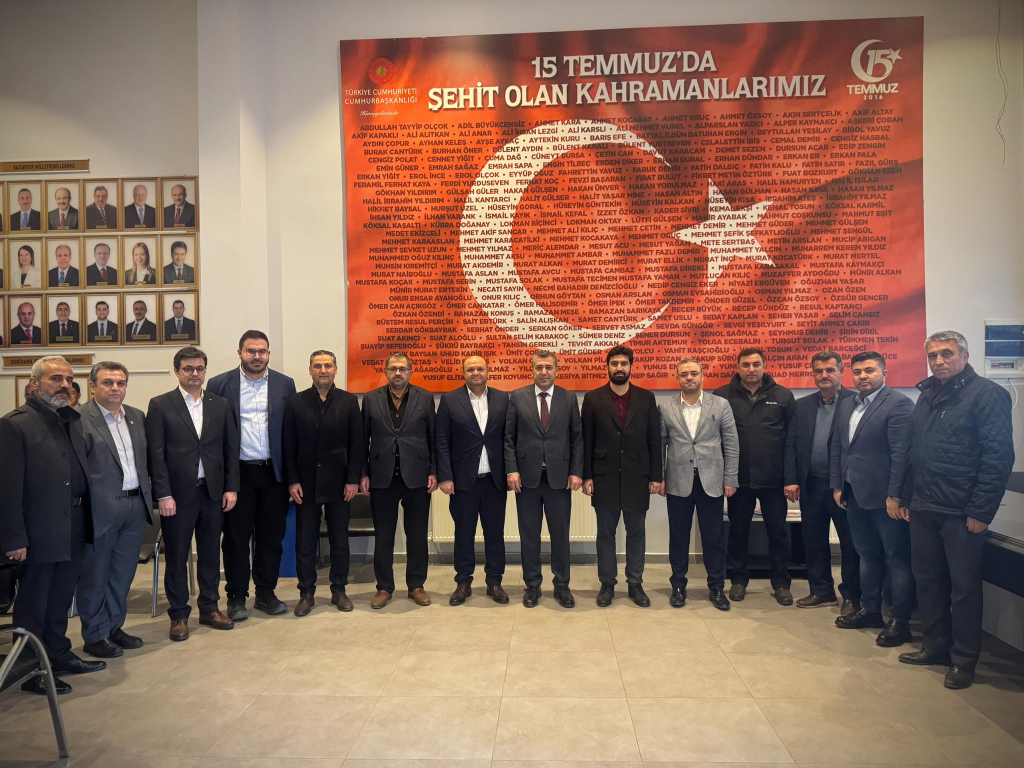 Gaziantep Şube Yönetiminden AK Parti Şehitkamil İlçe Başkanı’na Ziyaret