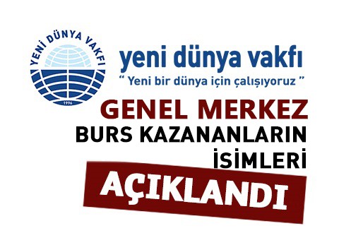 GENEL MERKEZ BURS SONUÇLARI AÇIKLANDI (2.GRUP)