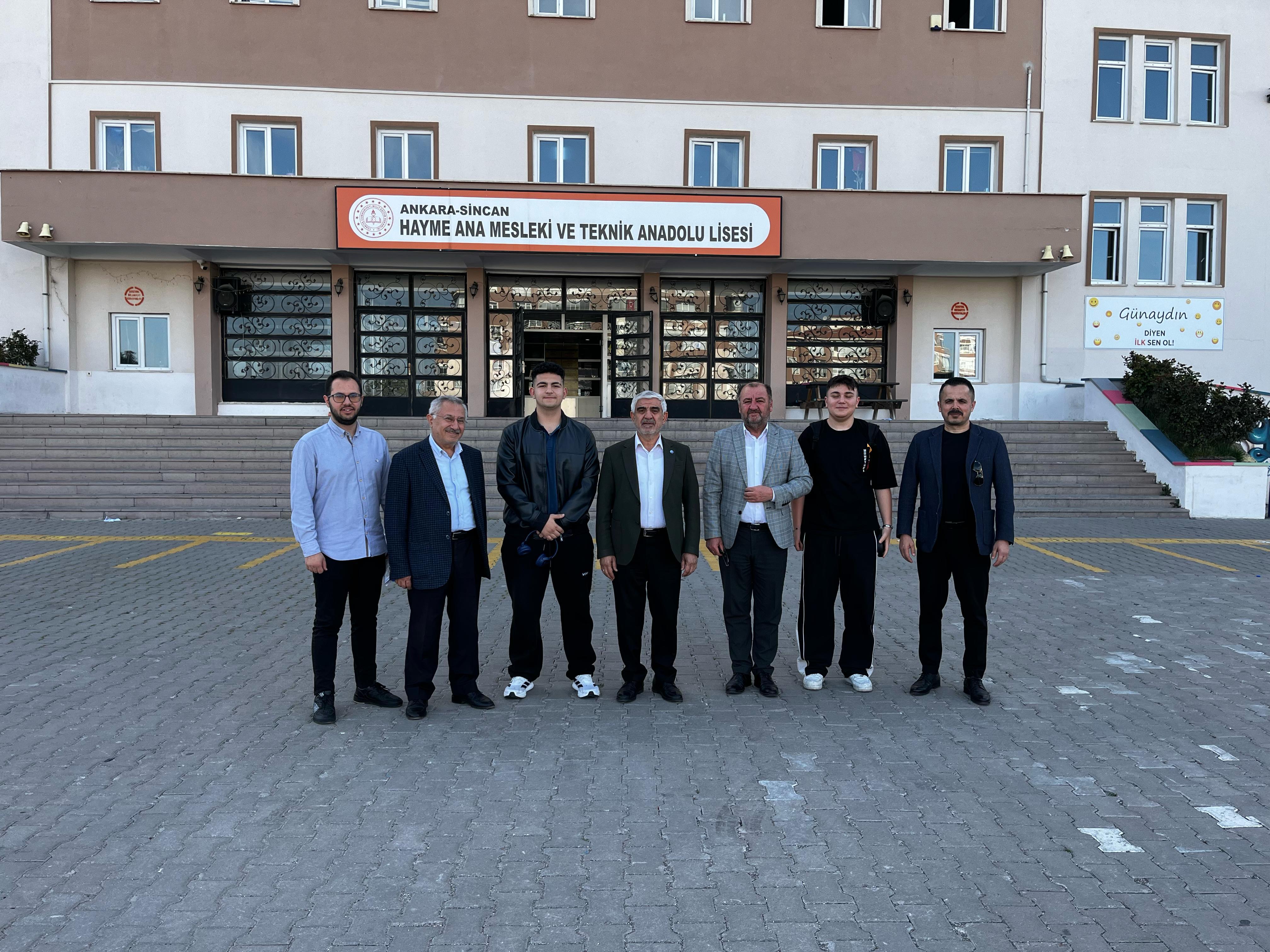 Haymana’da Eğitim Rüzgârı Esti: Sincan Haymana MTAL Ziyareti