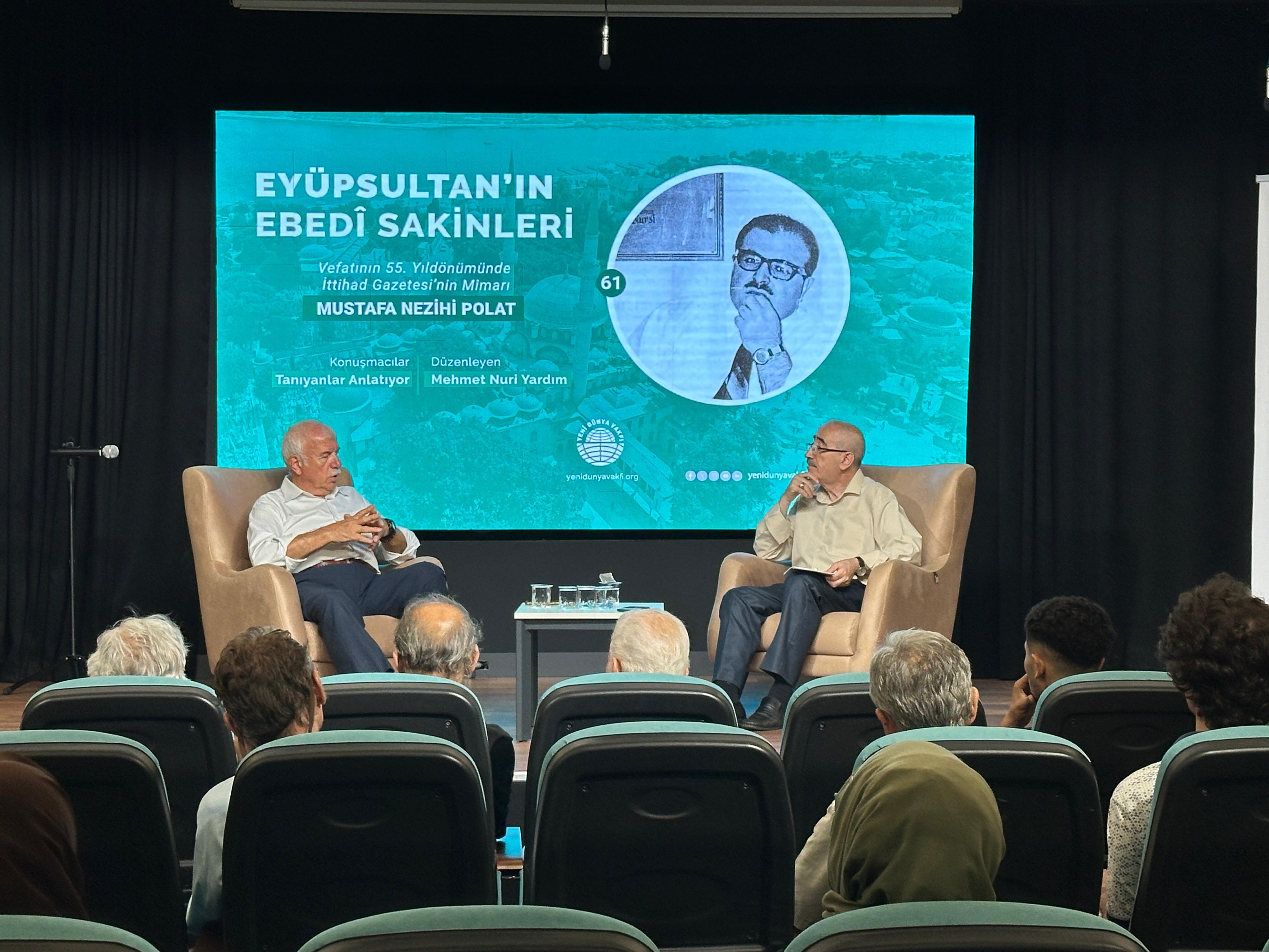 Eyüpsultan'ın Ebedi Sakinleri Programı ile Mustafa Nezihi Polat Anıldı