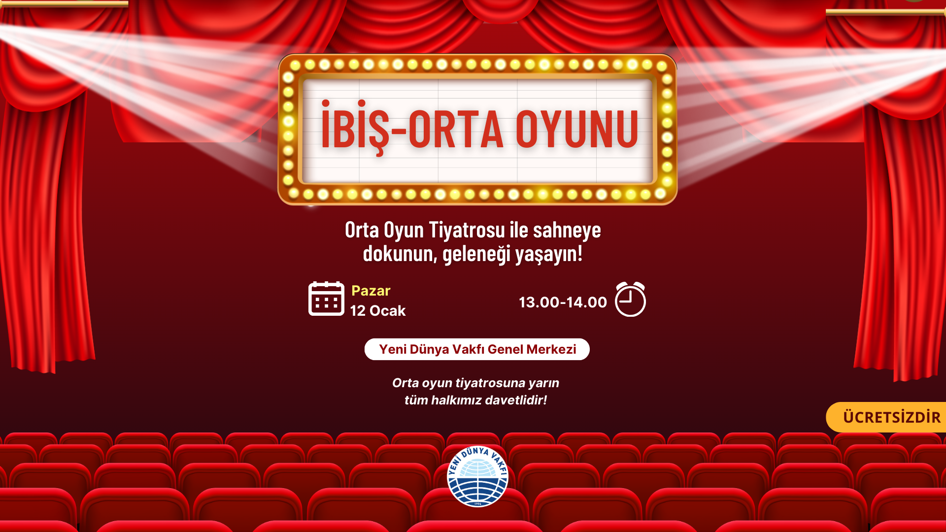  Geleneksel tiyatromuzun en eğlenceli yüzü sahnede!