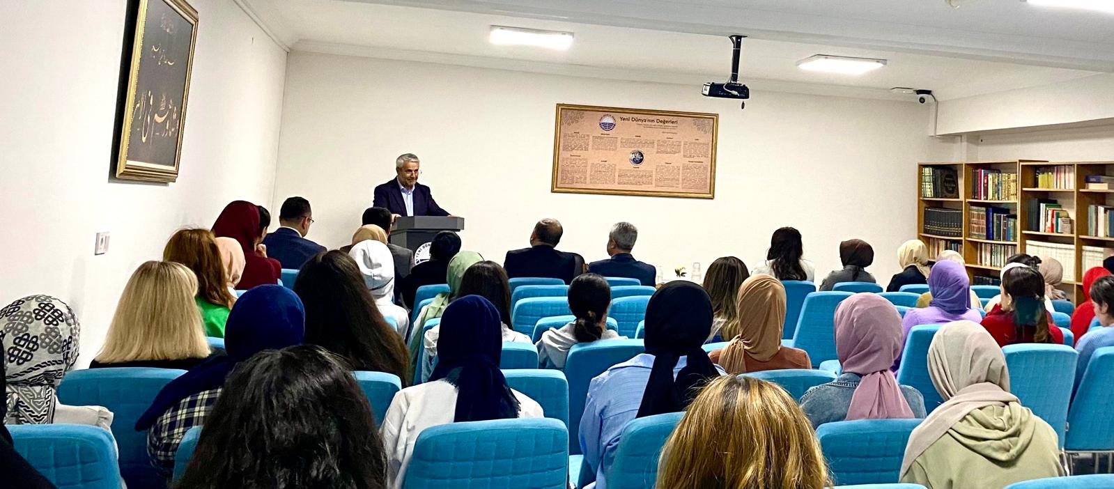 Teknoloji Bakanı Nihat Ergün öğrenciler ile buluştu.