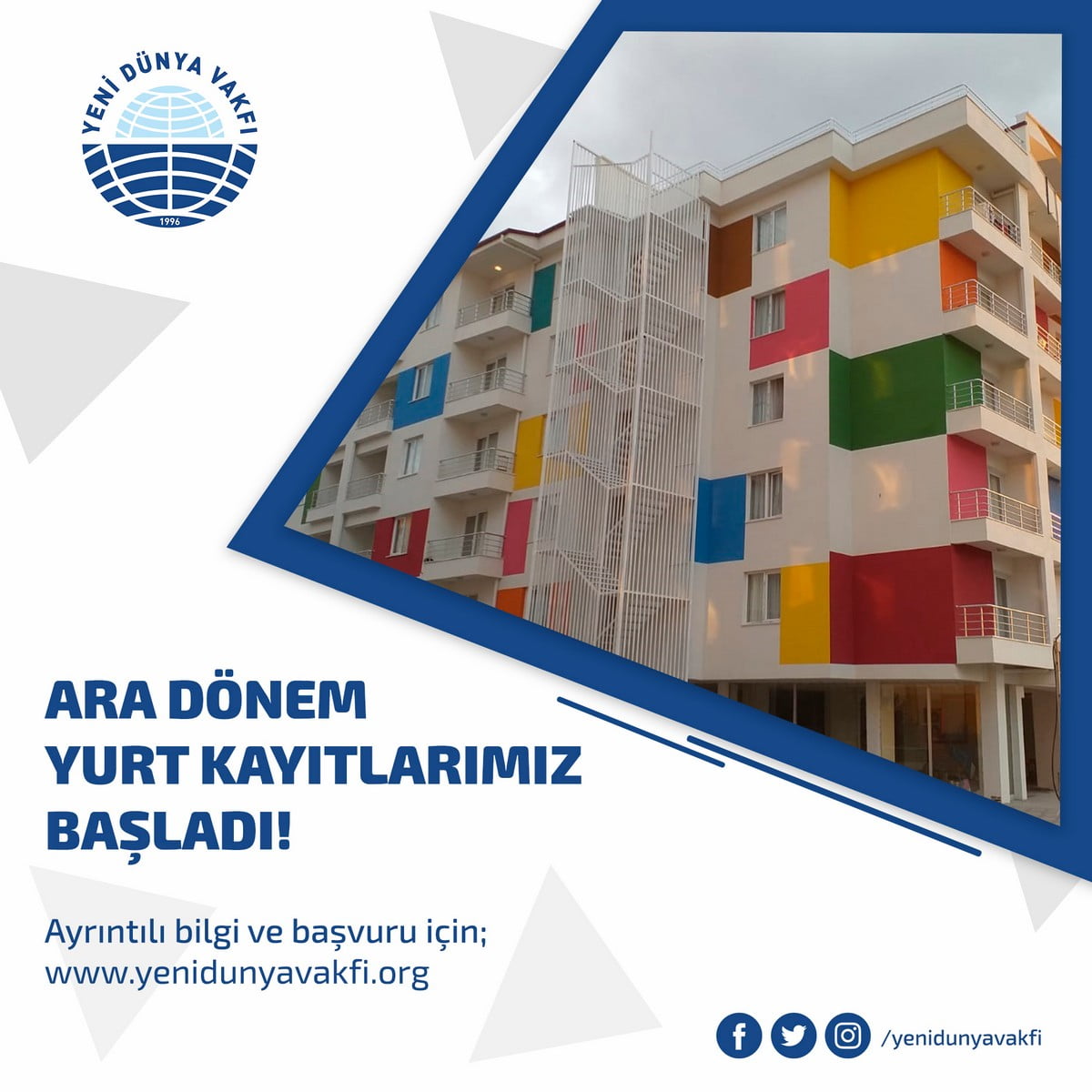 Ara Dönem Yurt Kayıtlarımız Başladı!