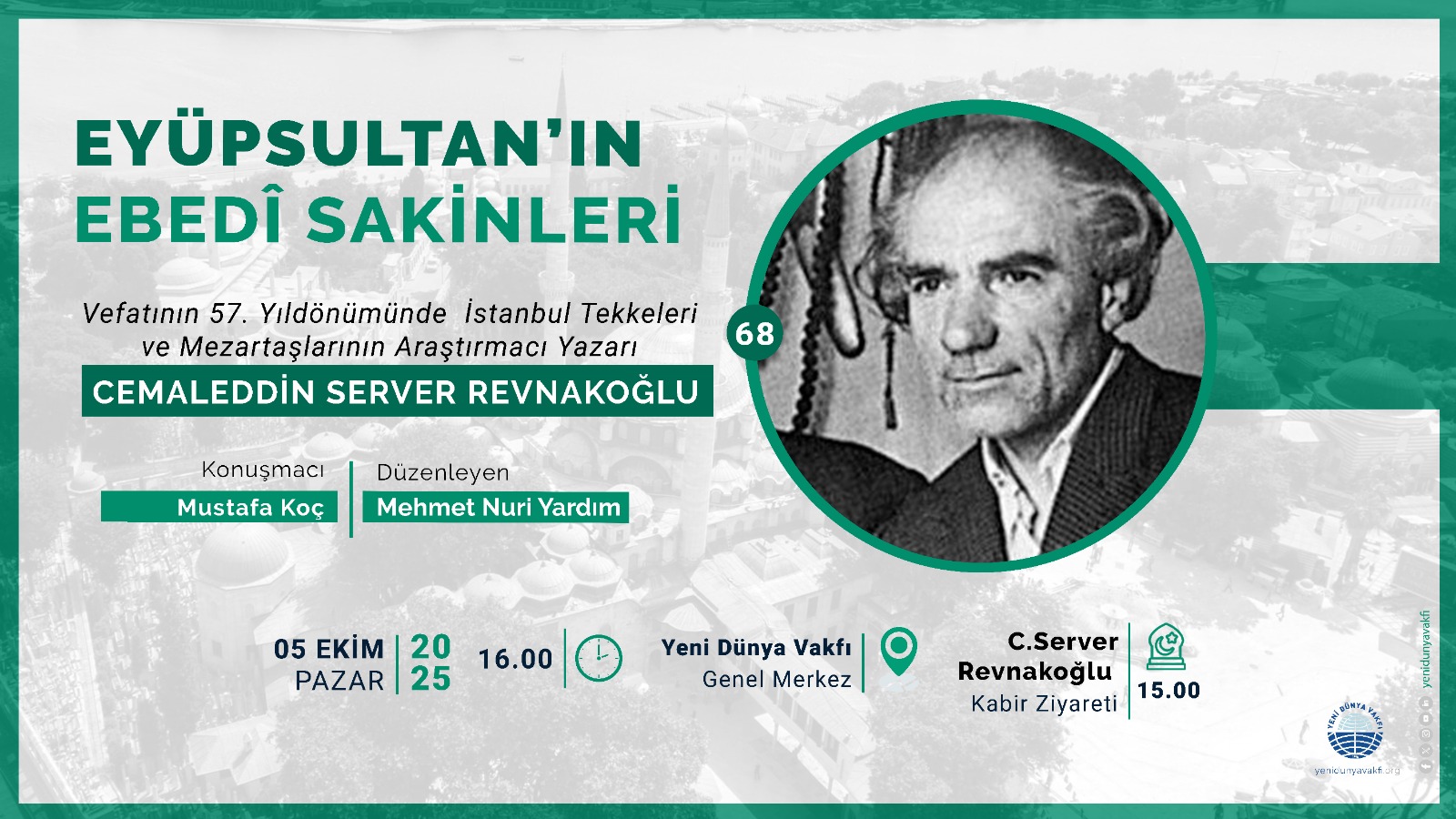 Cemaleddin Server Revnakoğlunu Anıyoruz.