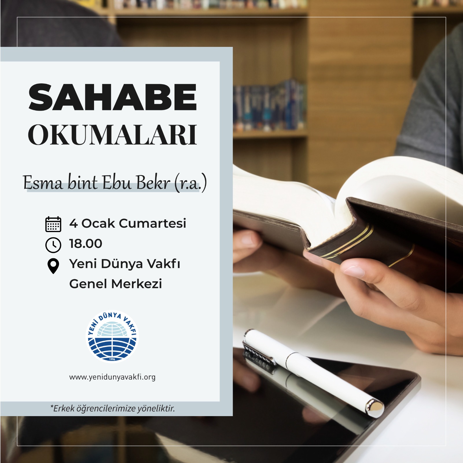 Sahabe Okumaları Esma bint Ebu Bekr (r.a.)