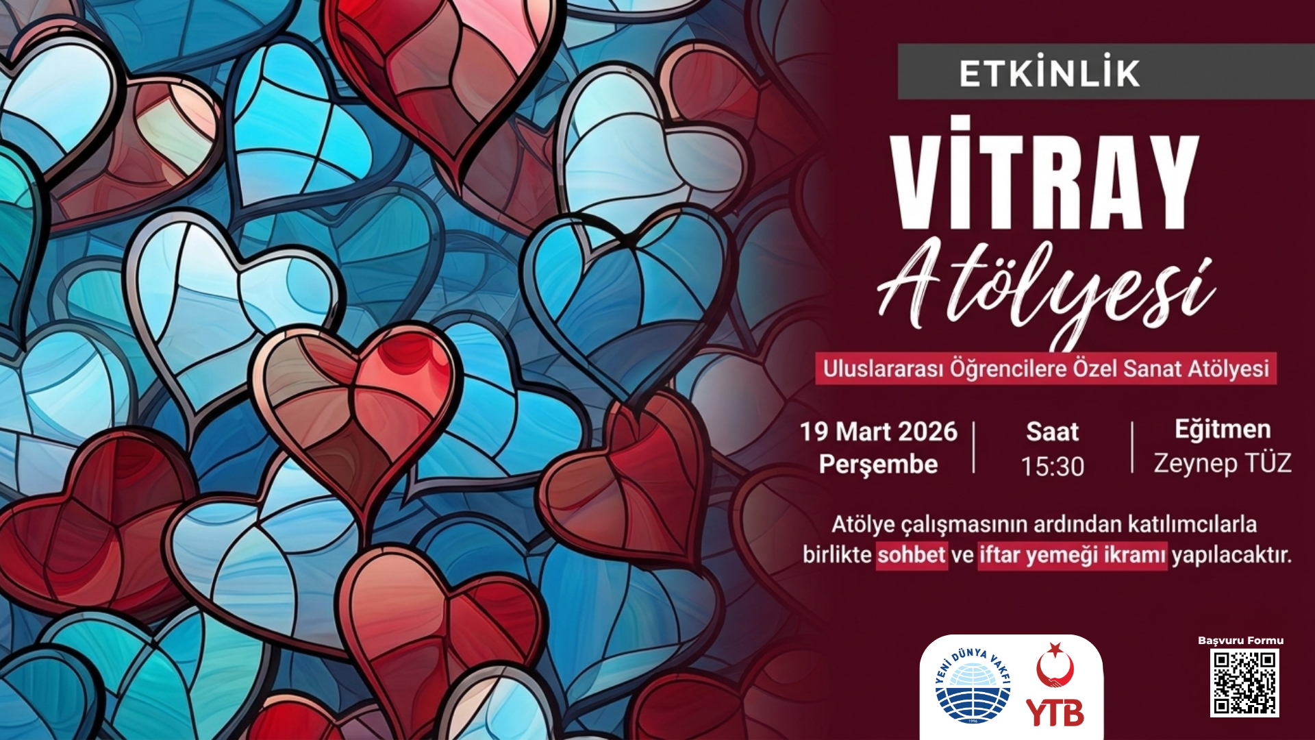 Vitray Atölyesi’ne Davetlisiniz